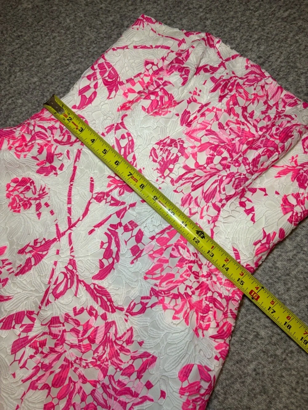 Lilly Pulitzer Women’s Sienna Strapless Midi Dress 10 Resort White Caliente Lace - Picture 10 of 14
